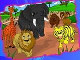 Jouer à Zoo coloring game