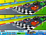 Jouer à Racing cartoon differences