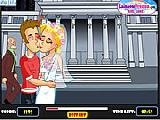 Jouer à Kiss the bride game