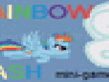Jouer à Rainbow dash minigame
