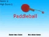 Jouer à paddleball