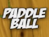 Jouer à paddle ball