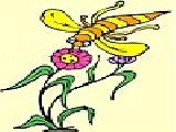 Jouer à Mosquito and flowers coloring