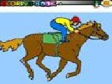 Jouer à Race horse coloring game