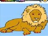 Jouer à Lion coloring game