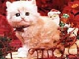 Jouer à Small christmas cat puzzle
