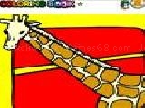 Jouer à Giraffe coloring game