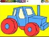 Jouer à Backhoe coloring game