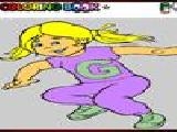 Jouer à Athlete girls coloring game