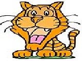 Jouer à Amiable tiger coloring