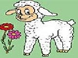Jouer à Lovable lamb coloring