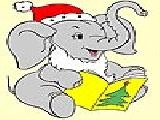 Jouer à Blissful elephant coloring