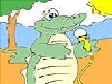Jouer à Singer crocodile coloring