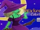 Jouer à Wicked midnight coloring dress up