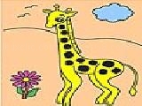 Jouer à Gentle giraffe coloring