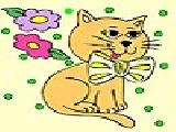 Jouer à Lively cat coloring