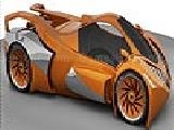 Jouer à Orange race car puzzle