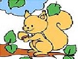 Jouer à Branch squirrel coloring