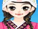 Jouer à Girl wearing korean costumes