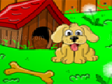 Jouer à Playful puppies coloring page