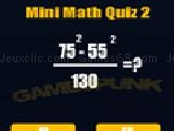 Jouer à Mini math quiz 2