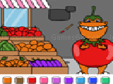 Jouer à Color games - tom t-rex the tomato - dinosawus
