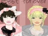 Jouer à Best friends forever dress up game