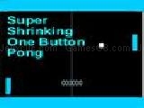 Jouer à Super shrinking one button pong