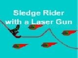 Jouer à Sledge rider with a laser gun