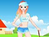 Jouer à Fashion on the golf field