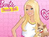 Jouer à Barbie puzzle set