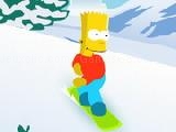 Jouer à Bart snowboarding