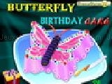 Jouer à Butterfly birthday cake