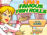Jouer à Lisas famous fish rolls