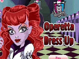 Jouer à Monster high operetta dress up