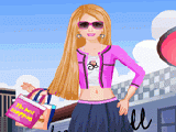 Jouer à Barbie go shopping dress up