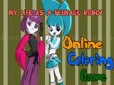 Jouer à My life as a teenage robot online coloring game
