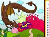 Jouer à Castle and dragon coloring game