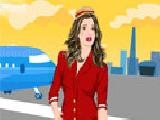 Jouer à Trendy air hostess dress up
