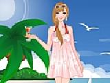 Jouer à Fashion girl at karon beach dress up