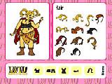 Jouer à Lutu barbarian dress up game
