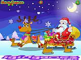 Jouer à Happy santa claus and reindeer