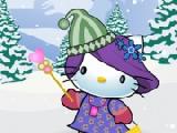 Jouer à Hello kitty winter dress up