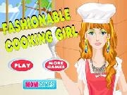 Jouer à Fashionable cooking girl dress up