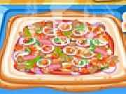 Jouer à Hot and yummy squared pizza