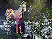 Jouer à Zebra and alligator slide puzzle