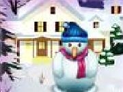 Jouer à Snowman sledding