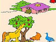 Jouer à Animals on the farm coloring