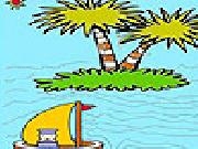 Jouer à The boatman in the ocean coloring