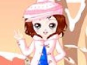 Jouer à Dressup with warm woolen hat